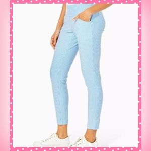🏌🏼‍♀️💕 Lilly Pulitzer Luxletic Corso Seersucker Golf Pants Size 0